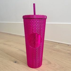 Starbucks Holiday 2022 Sangria Bling Studded Tumbler Venti 24 fl oz